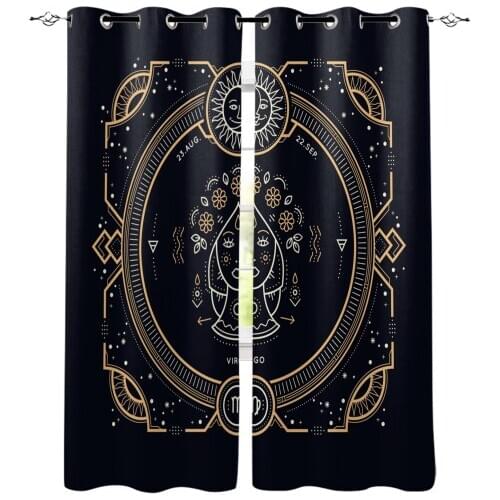 Virgo Horoscope Tags Curtains for Living Room Bedroom Modern Home Decoration Window Curtain Kids Room Home Supplies
