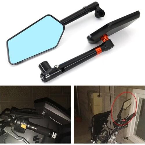 Universal Mirror Rearview Mirrors Fit For Honda Kawasaki Yamaha BMW Suzuki Ducati KTM Aprilia Triumph CNC Aluminum Cafer Racer