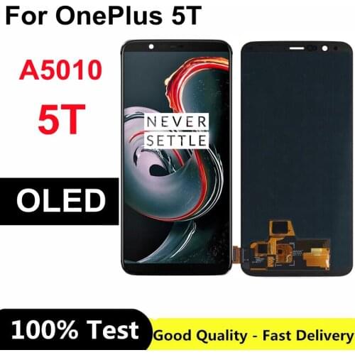 6.01" OLED 5t display For Oneplus 5T LCD A5010 Touch Screen Digitizer Replacement Assembly Parts For 1+5T Display
