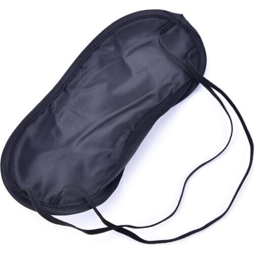 10pcs/lot Travel Rest Eye Sleeping Mask Soft Eye Mask Nap Cover Blindfold Sleeping Shade Cover Satin Blindfold Soft Eye Shade