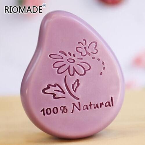 100% Natural Text Soap Stamp Flower Butterfly Handmade Transpare Soap Making Stamps With Handle Acrylic Stamp Custom For Cookie