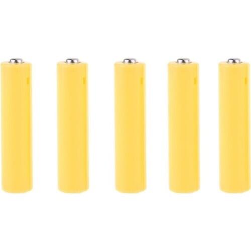 5Pcs AA AAA Size Dummy Fake Battery Setup Shell Placeholder Cylinder Conductor