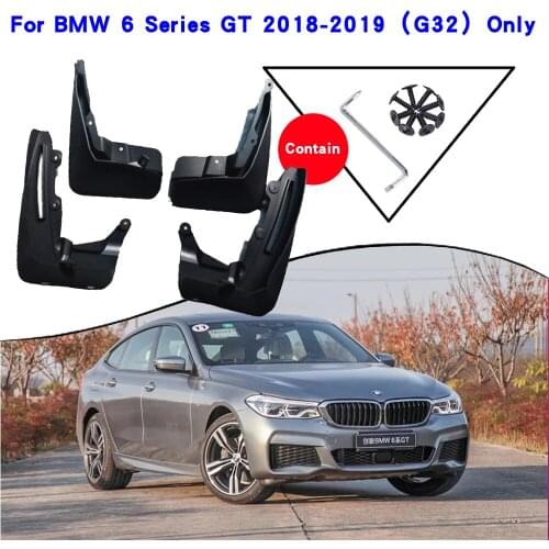 Car Fender Accessories For BMW 6 Series Gran Turismo GT G32 630i 640i 620d1 2018 2019 Mudguards Splash Guards Fender Mudflaps