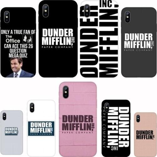 Dunder Mifflin The Office Phone Case For iphone 12 5 5s 5c se 6 6s 7 8 plus x xs xr 11 pro max