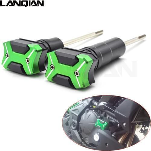 For KAWASAKI Versys 2015 Versys 650 CNC Motorcycle Frame Slider Crash Engine Guard protection Pad Side Shield Protector 15 k15