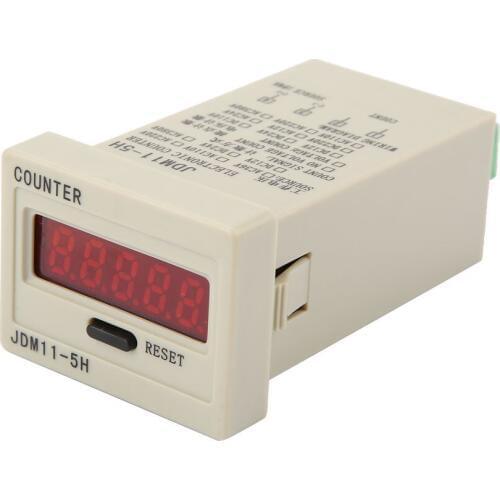 JDM11-5H 5 Digit Display Electronic Accumulating Counter AC220V / DC36V / DC 24V / DC 12V