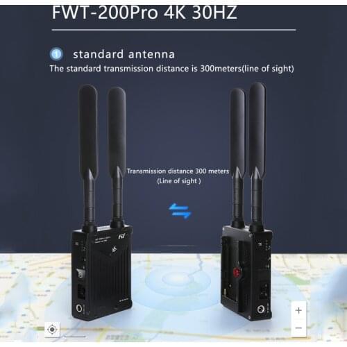 Feidu FWT 200pro 4K Dual HDMI Wireless Transmission 2106P 30Hz HD Image Video Transmitter Receiver For Canon Nikon Sony Camera