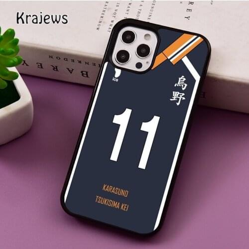 Haikyuu!! Karasuno Jersey Shoyo Hinata phone Case For iPhone 5 SE 2020 6S 7 8 Plus 12 mini 11 Pro X XR XS Max Samsung S8 S9 S10