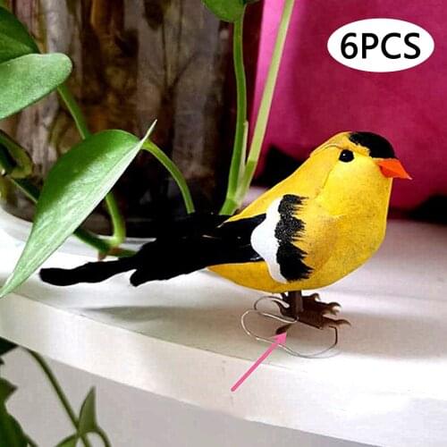 Artificial Birds; Imitation Birds for Wreaths, Christmas Ornaments, Flower Arrangements and More