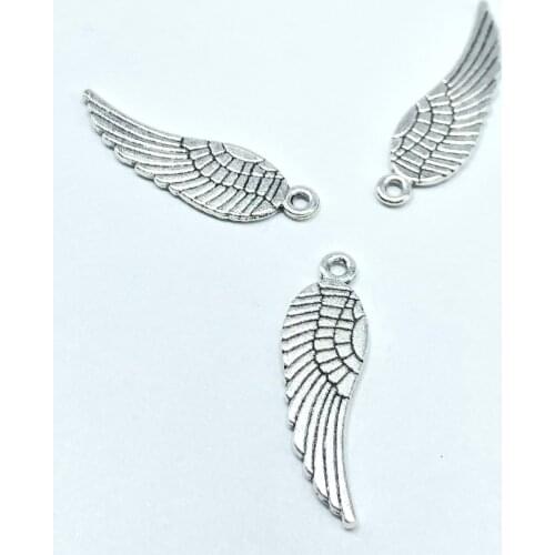 JunKang Diy free enthusiastic wings small pendant handmade bracelet necklace choker accessories connector