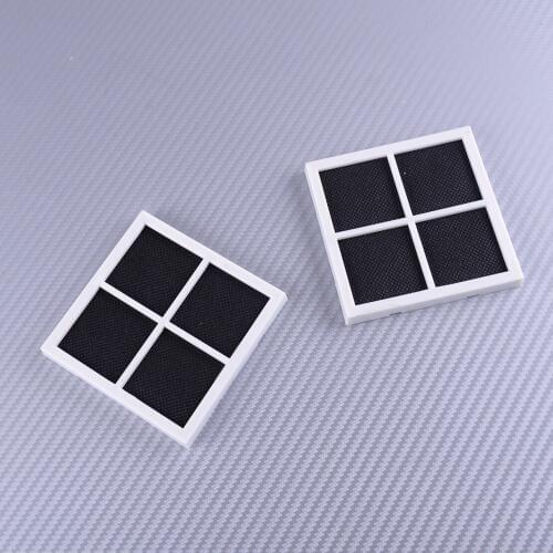 LETAOSK 2pcs 8.1x8.1x0.8cm Refrigerator Air Filter Fit For Kenmore Elite 469918 LG LT120F ADQ73214402 ADQ73214403