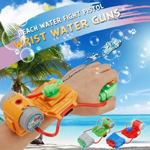 3 Colors 5M Range Wrist Water G un Summer Beach Outdoor Shooter Toy Plastic Children Favorite Toys Boy Gift