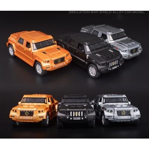 Hot scale 1:32 wheels diecast car KOMBAT orv All terrain armored vehicle metal model with light and sound pull back alloy toys