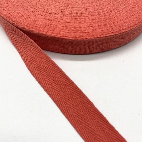 New 10mm 20mm 100% Cotton Ribbon Hserringbone Ribbon Hair Bow Party Christmas Wedding DIY Sewing Crafts #16