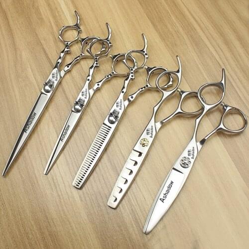 Professional hairdressing scissors 6 inch haircuts pair of scissors Chunker scissors Barber Shop barber accessories Custom logo