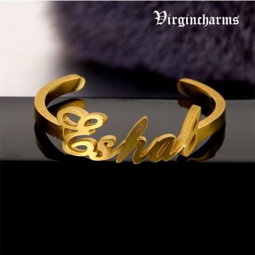 Personalized Adjustable Custom Letter Name Ring Gold Silver Color Stainless Steel Wedding Rings for Women Wedding Charm Jewelry