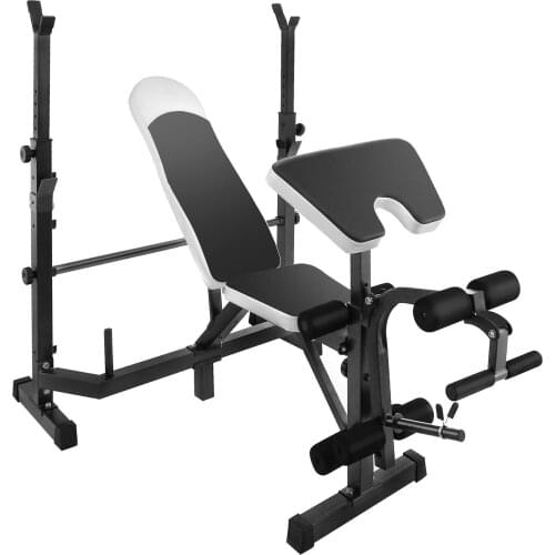 Adjustable Weight Lifting Bench Combo Fitness 660lb Home Gym Bench Rack Workout
