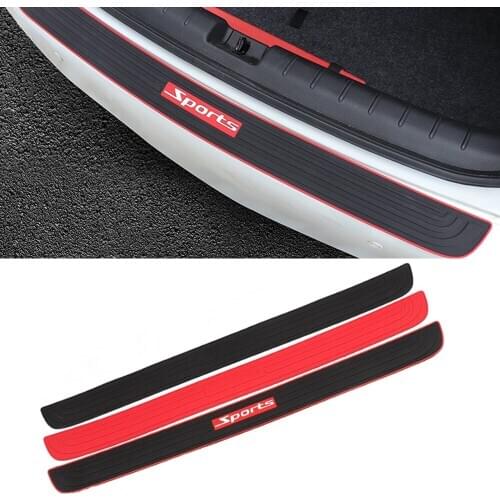 Universal Car Bumper Protection Strip Sticker Rear Rubber Pad Decal Protector Auto Exterior Styling Decor Accessories
