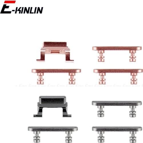 Power On Off Volume Switch Mute Side Key Button For iPhone 8 8 Plus SE 2020 Full Sets