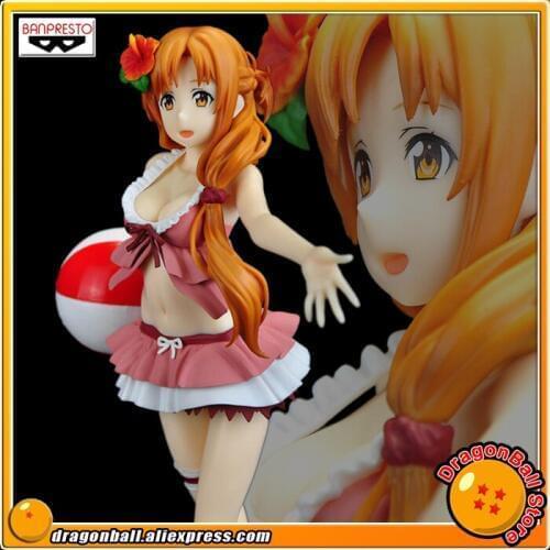 Japan Anime "Sword Art Online Code Register" Original Banpresto EXQ Collection Figure - Asuna II