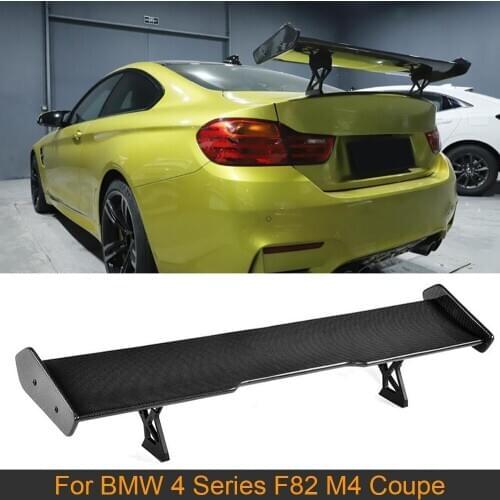 Carbon Fiber Car Rear Trunk Spoiler Wing For BMW F82 M4 Coupe 2 Door 2014 - 2019 Rear Trunk Boot Lip Wing Spoiler