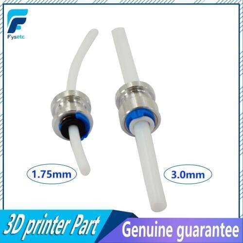 1Set Titan Extruder Groove Mount Bowden Adaptor - 1.75mm/3mm Filament (4mm/6mm OD Tubing) For 3D Printer Parts