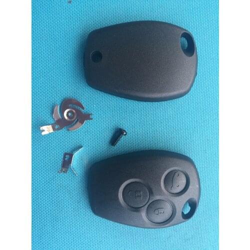 1Pc Replacement Key Shell For Renault Clio Megane Laguna Kangoo 3 Buttons Remote FOB Case Blank Only Head No Blade Auto Parts