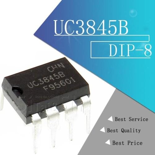 10PCS UC3845B DIP-8 UC3845A DIP8 UC3845AN UC3845BN UC3845 DIP new and original IC