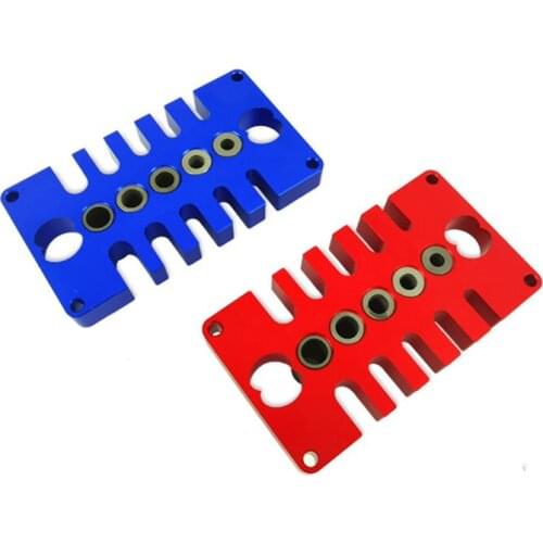 6/7/8/9/10mm Doweling Jig Woodworking 3 in 1 Drilling Guide Locator Puncher Aluminium Hole Drill Guide Dowel Jig