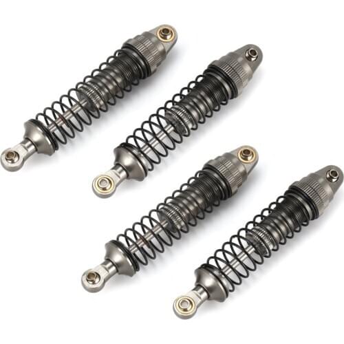 4pcs 100mm 110mm Shock Absorber Damper Suspension for 1/10 RC Car Crawler HSP Redcat Tamiya Axial SCX10 D90 H