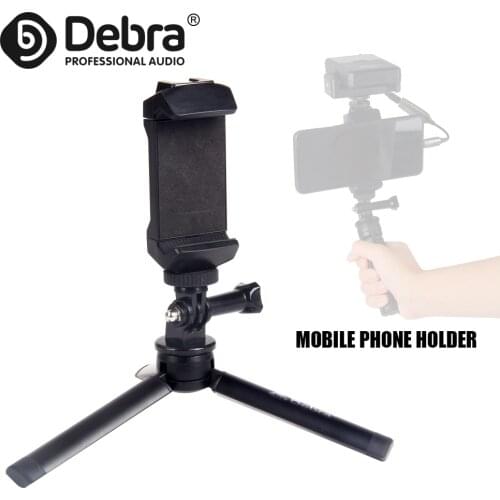 Debra Mini Flexible Tripod For Phones, Ipads, Audio Receivers, etc., Portable Desktop Live Broadcast Handheld Bracket