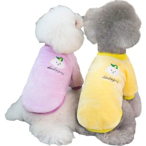 Cheap Dog Clothes Hoodies Winter Pet Coat Outfit Garment Warm Cat Puppy Costumes Yorkshire Pomeranian Poodle Dog Clothing Pajama