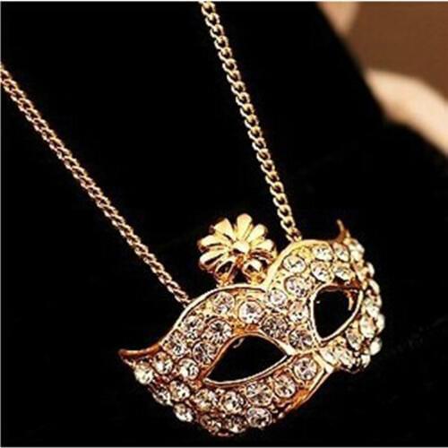Japan And South Koreas Elegant And Delicate Fox Mask Carnival Womens Short Clavicle Necklace Aliexpress Explosion Models