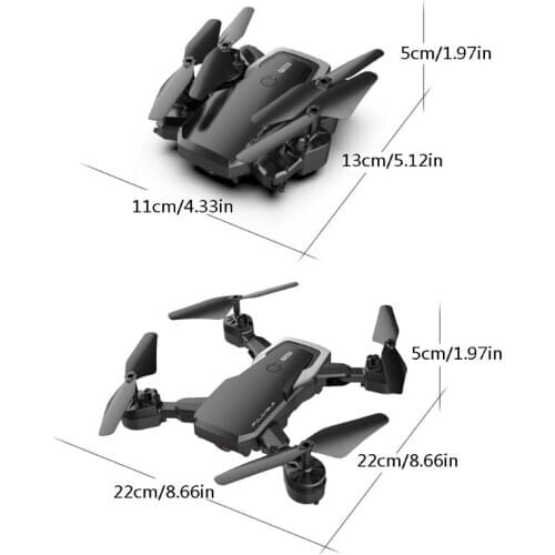 F85 RC Drone 2.4G 4K 1080P Camera WIFI FPV Follow Me Foldable Quadcopter Gifts BX0D