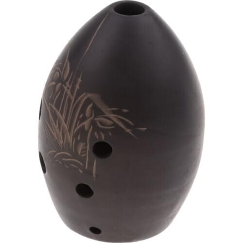 Chinese 8 Holes Ocarina Clay Xun Musical Instrument for Children Toy