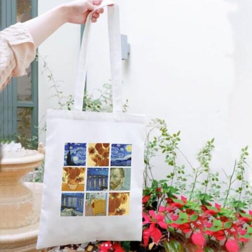 Vincent Van Gogh Tshirts Classic Women Sexy Tops Floral Aesthetic Graphic Tees Kawaii Vintage Woman 2021 O-Neck Black