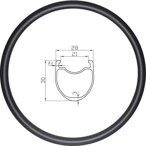 LIENGU V Brake 700C 30mm Tubeless Clincher Road Bike Carbon Rim 28mm Outer Width Vbrake Bicycle Wheel UD Matte Glossy 20 24 28