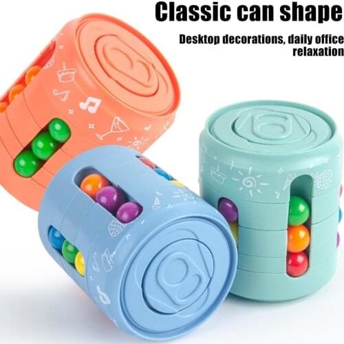 Magic Cube Educational Toys Games Fingertip Finger Rotating Top Decompression Magic Cube Toy Child Adult Fingertip Toy Gift