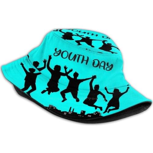 International Youth Day 2020 Unisex Summer Cap Sunscreen Hat Youth Day Happy International Youth Day International Day