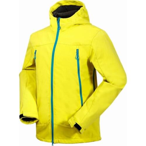 2019 Men Hiking Jacket Softshell Fleece Clothing Windproof Breathable Water Repellent Outdoor Sport Wear Riding Climbing Camping