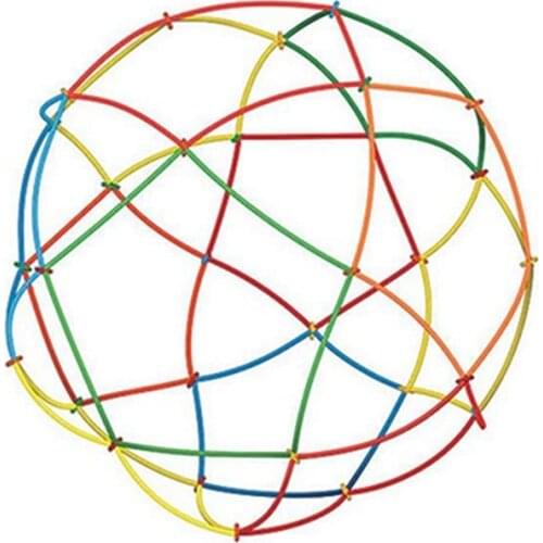 Straw Building Construction Toys Set 4D Space Building Blocks Sticks DIY Assembly Kids Educational Toys Gift