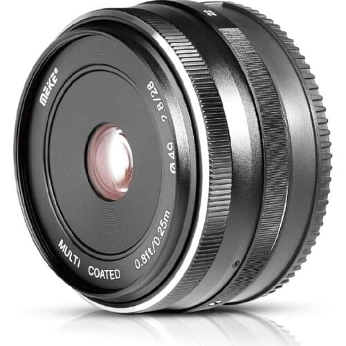 Meike 28mm f2.8 APS-C Manual Focus Lens for Canon EF-M Mount EOS M M2 M3 M5 M6 M10 M6 II M50 M100 M200 M50 II Camera