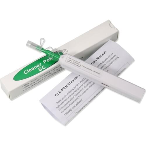 One Click Cleaner Fiber Optical Connector Cleaner pen for Cleaning SC/FC/ST 2.5mm Connector adapter jumper
