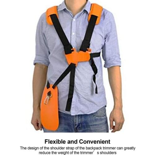 Adjustable Strimmer Strap Harness Strap Pruner Harness Nylon Belt For Brush Cutter Lawn Mowe Grass Pruner Harness Gardening Tool