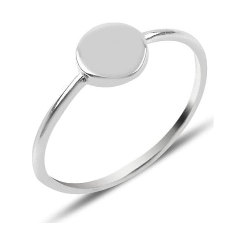 Silver 925 Sterling Round Ring
