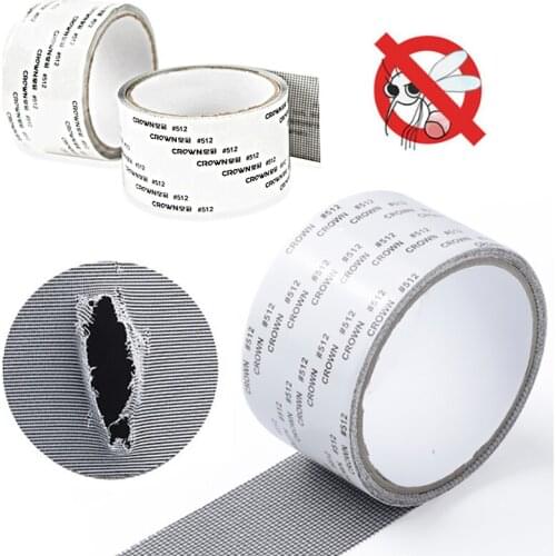 Fix Net Window Home Adhesive Anti Mosquito Fly Bug Insect Repair Screen Wall Patch Stickers Mesh Window Screen Net Mesh Tape