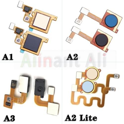 Original Home Button Back Touch ID Flex For Xiaomi Mi A1 A2 A3 Lite Pro Plus Fingerprint Sensor Flex Cable