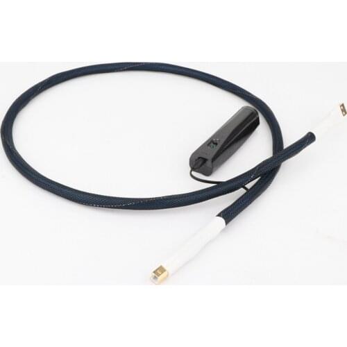 SQ-88B OCC Silver Plated 2.0 USB Cable with 3U gold Plated USB Connector