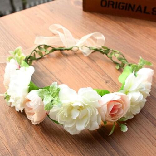 Wedding decoration fabric rosettes wedding headdress head flower child bride married hair accessories hair bands