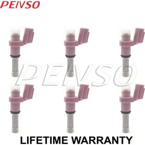 6x 23209-31070 23250-31070 fuel injector for LEXUS EU IS250/350/2xxD RC3xxx/200T GS30, TOYOTA 35, 43, 460 GS SERIES 3.5L 2GRFSE